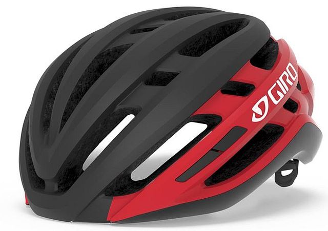 Cyklistická helma GIRO Agilis MIPS Mat Black/Bright Red L