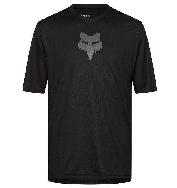 Cyklistický dres Fox Ranger SS Jersey Fox Head Black