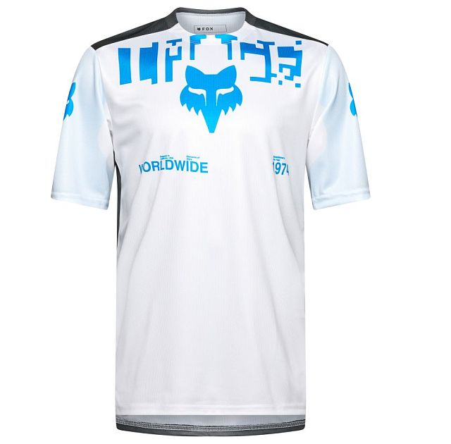 Cyklistický dres Fox Ranger SS Jersey Digi Image White