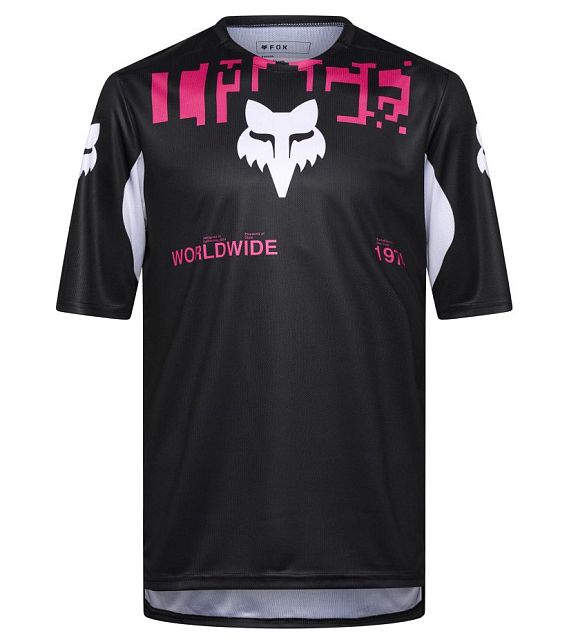 Cyklistický dres Fox Ranger SS Jersey Digi Image Black