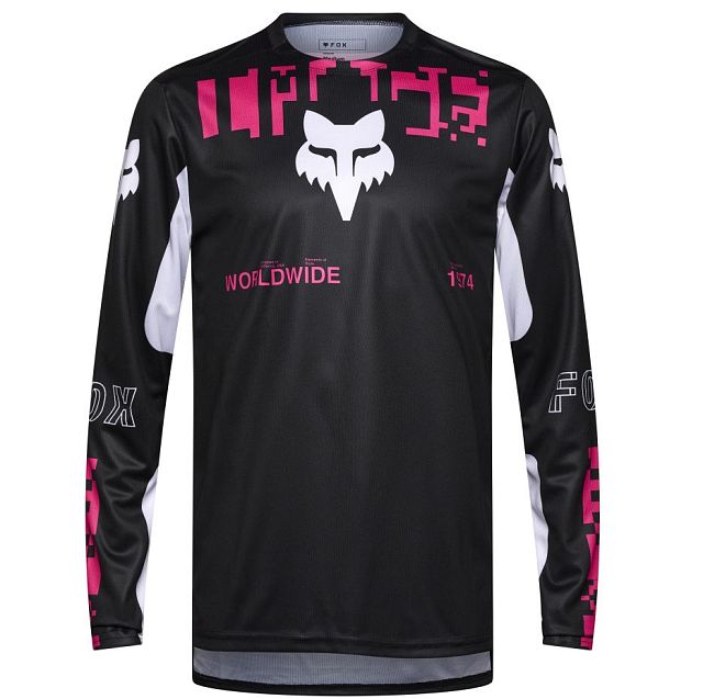 Cyklistický dres Fox Ranger LS Jersey Digi Image Black