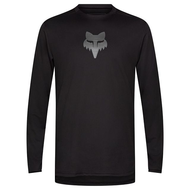 Cyklistický dres Fox Ranger LS Jersey Fox Head Black