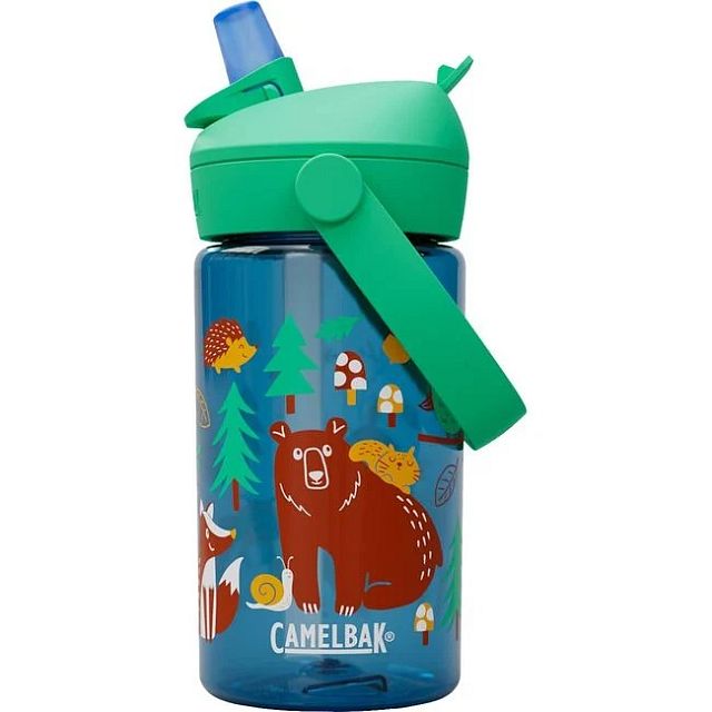 Dětská láhev CamelBak Thrive Flip Straw Kids 0,4l Friendly Forest