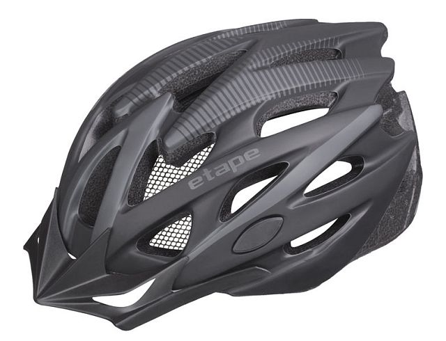 Pánská cyklistická helma Etape Twister černá/titan mat