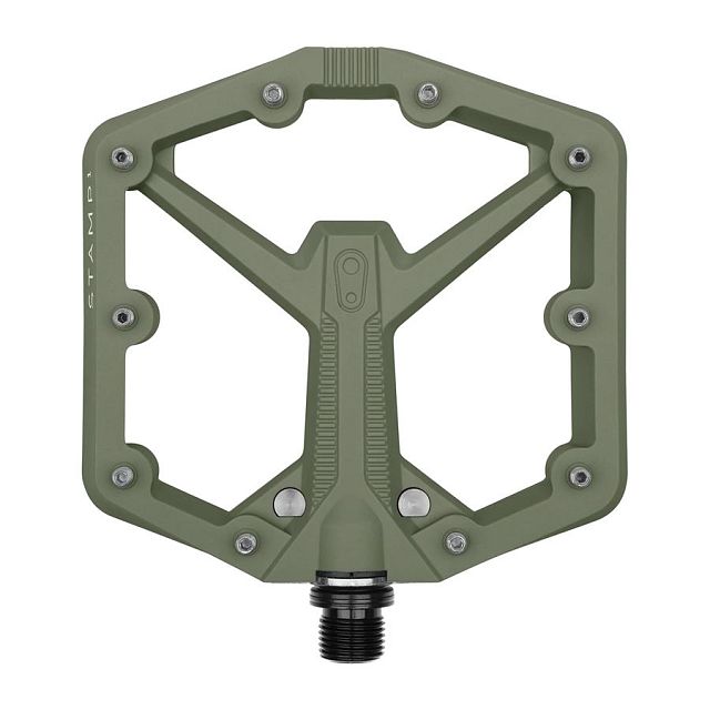 Platformové pedály Crankbrothers Stamp 1 Large Green Gen 2