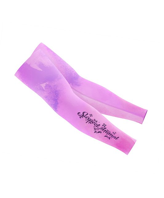 Dámské cyklistické návleky na ruce Suspect Animal AQUARELLE pink