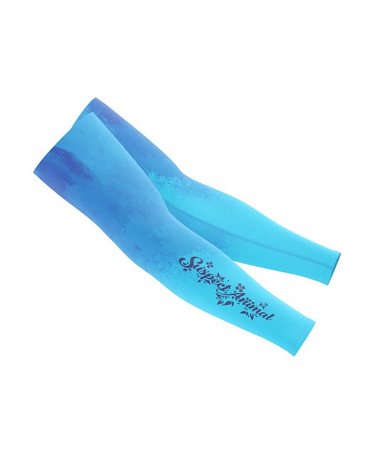 Dámské cyklistické návleky na ruce Suspect Animal AQUARELLE blue
