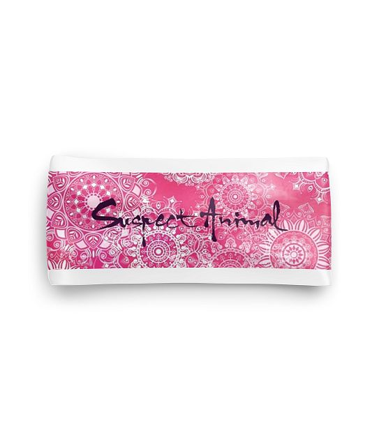 Funkční čelenka Suspect Animal Pink Mandala