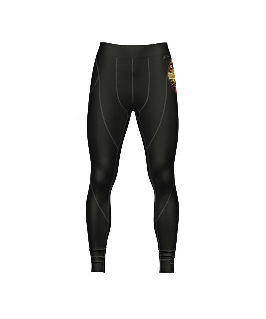 Pánské funkční spodky Suspect Animal IRON MAN černá Bamboo Thermo
