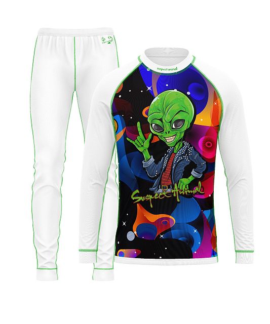 Dětský funkční set Suspect Animal ALIEN bílá Bamboo Heavy