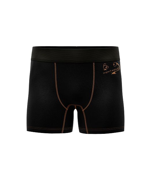 Dětské funkční trenýrky Suspect Animal KEEP CALM černá Bamboo Ultra