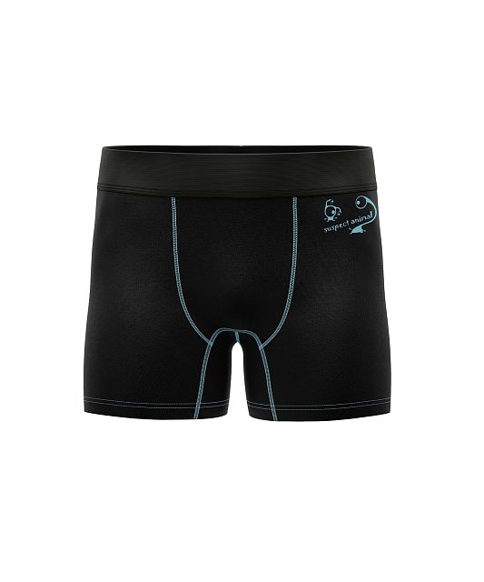 Dětské funkční trenýrky Suspect Animal CHAMELEON černá Bamboo Ultra