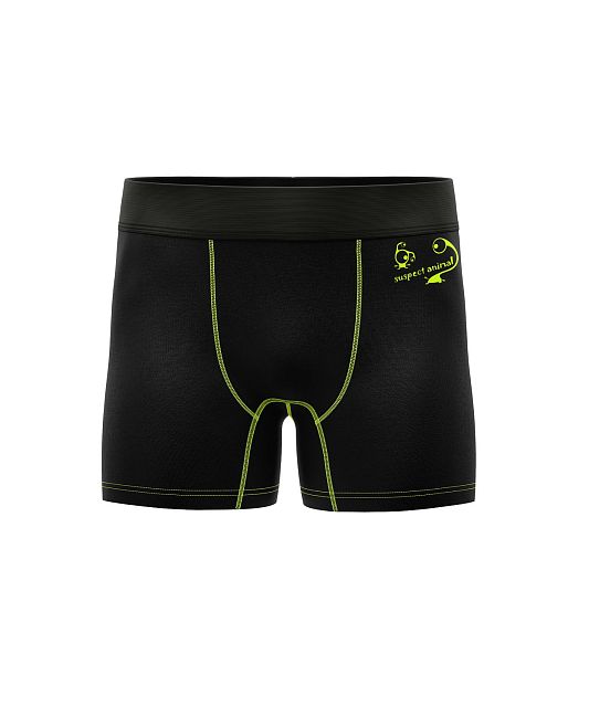 Dětské funkční trenýrky Suspect Animal T-REX černá Bamboo Ultra