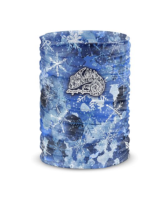 Multifunkční šátek Suspect Animal SNOWFLAKES modrá