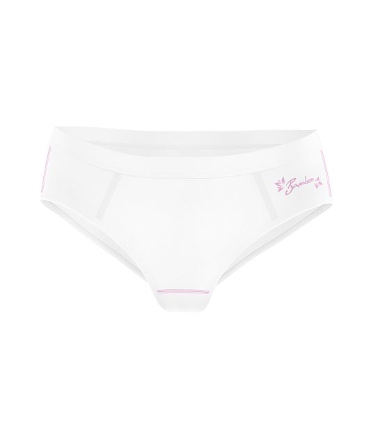 Dámské funkční kalhotky Suspect Animal ANGEL bílá Bamboo Ultra