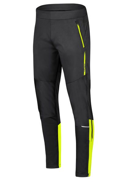 Pánské volné kalhoty Etape Dolomite 2.0 černá/žlutá fluo