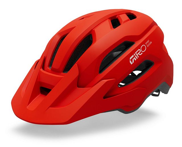 Cyklistická helma GIRO Fixture II Mat Flame Red