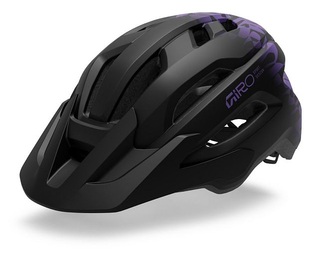 Cyklistická helma GIRO Fixture II Mat Black/Purple Rush