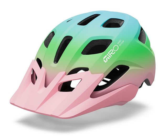 Dětská cyklistická helma GIRO Tremor Child MIPS Mat Light Pink/Green Fade