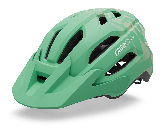 Dětská cyklistická helma GIRO Fixture II Youth Mat Green Rush