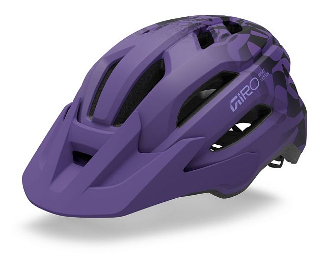 Dětská cyklistická helma GIRO Fixture II Youth Mat Purple Rush