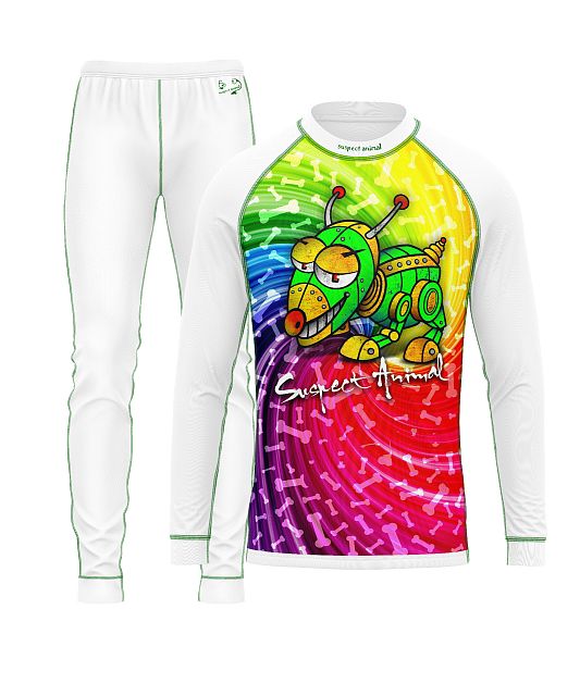 Dětský funkční set Suspect Animal ROBOPES bílá Bamboo Light New