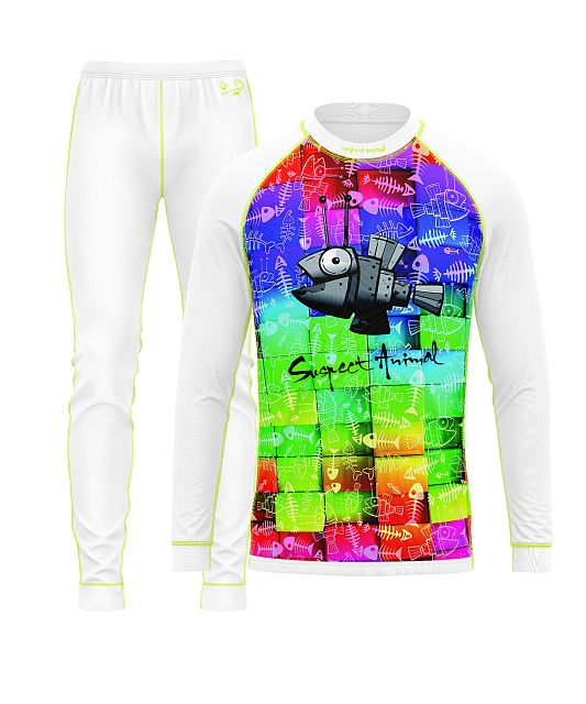 Dětský funkční set Suspect Animal ROBORYBA bílá Bamboo Light New