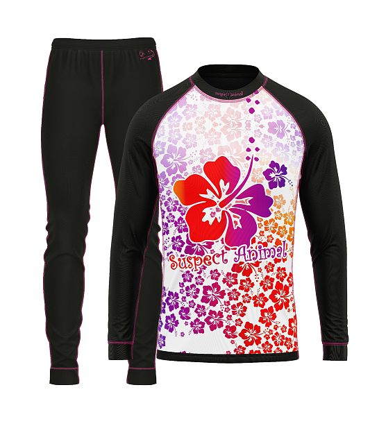 Dětský funkční set Suspect Animal HAWAII černá Bamboo Light New