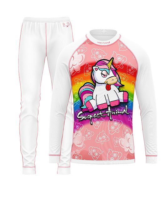 Dětský funkční set Suspect Animal JEDNOROŽEC bílá Bamboo Light New