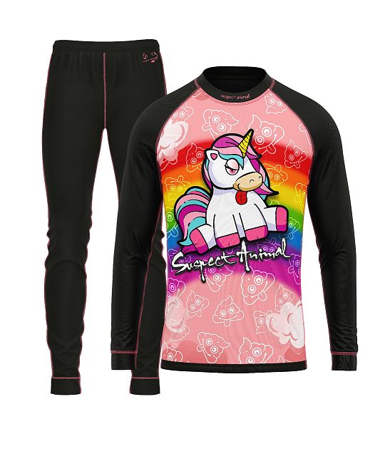 Dětský funkční set Suspect Animal JEDNOROŽEC černá Bamboo Light New