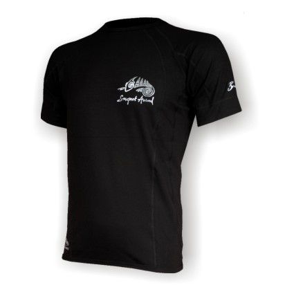 Pánské funkční triko s krátkým rukávem Suspect Animal černá
