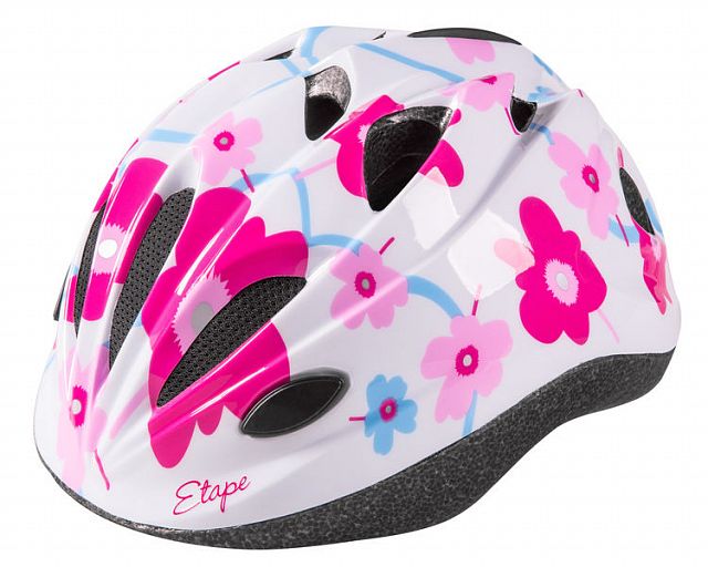 Dětská cyklistická helma Etape Pony bílá/růžová