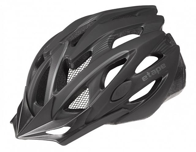Pánská cyklistická helma Etape Biker černá/titan mat