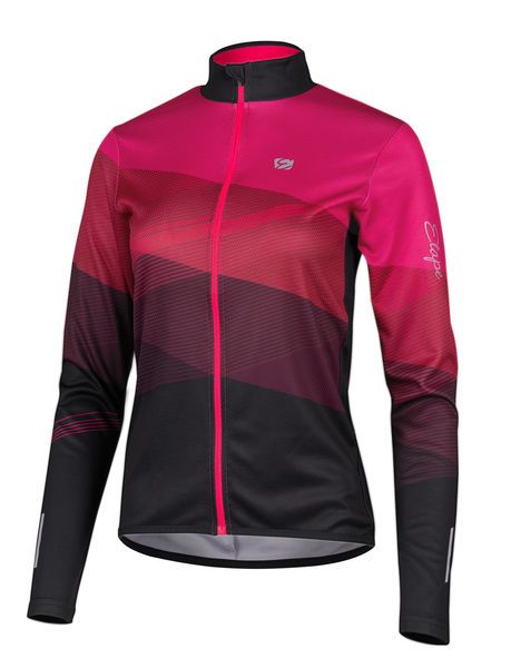 Dámský cyklistický dres Etape Gaia magenta/černá