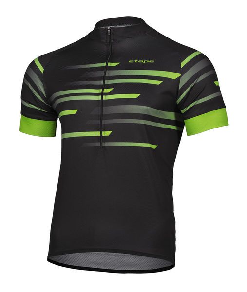 Pánský cyklistický dres Etape Energy černá/zelená