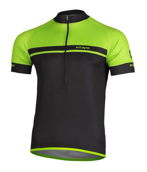 Pánský cyklistický dres Etape Dream černá/zelená