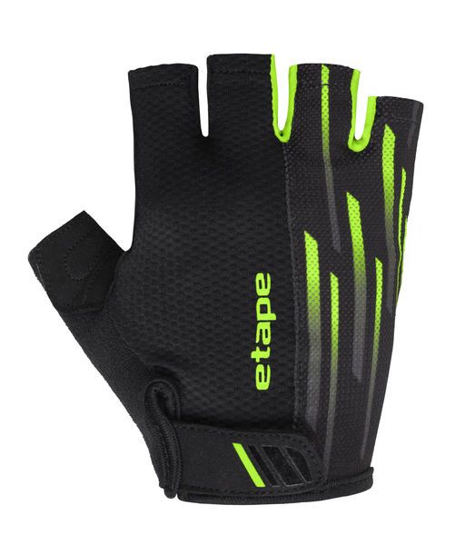 Pánské cyklistické rukavice Etape Speed černá/zelená