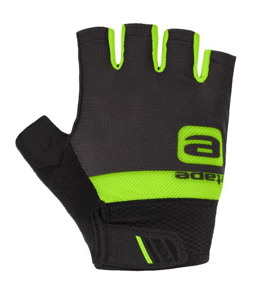 Pánské cyklistické rukavice Etape Air černá/zelená